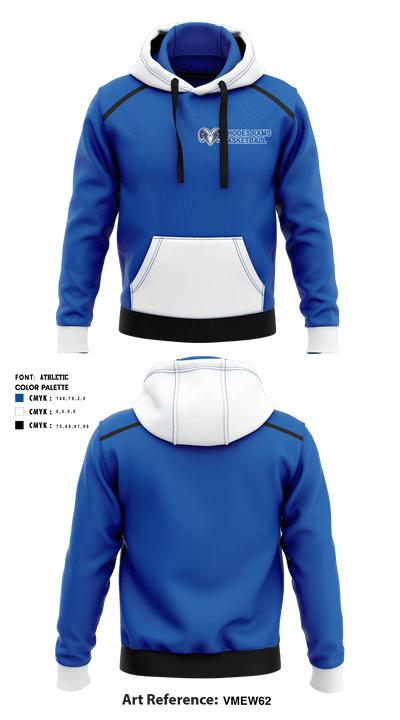 James Rhodes High School Basketball 57891241 Hoodie - 2