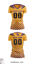 Eastern Arizona College Women's Volleyball 20174234 Women's Short Sleeve V-neck Shirt - 2
