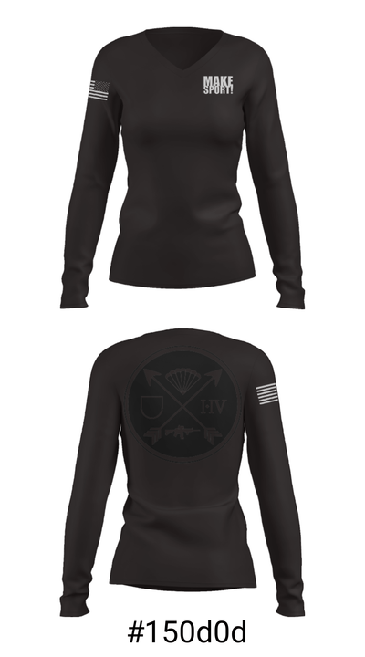 OL'5214 36784990 Women's Long Sleeve V-neck Shirt - 37