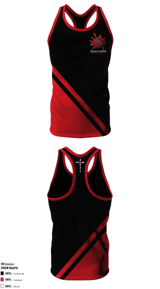 Tank Top, SportsFit Training Center, Business, Teamtime, Team time, sublimation, custom sports apparel, team uniforms, spirit wear, spiritwear, sports uniforms, custom shirts, team store, custom team store, fundraiser sports, apparel fundraiser