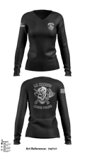 La Marque Arson Police 11995142 Women's Long Sleeve V-neck Shirt - 1