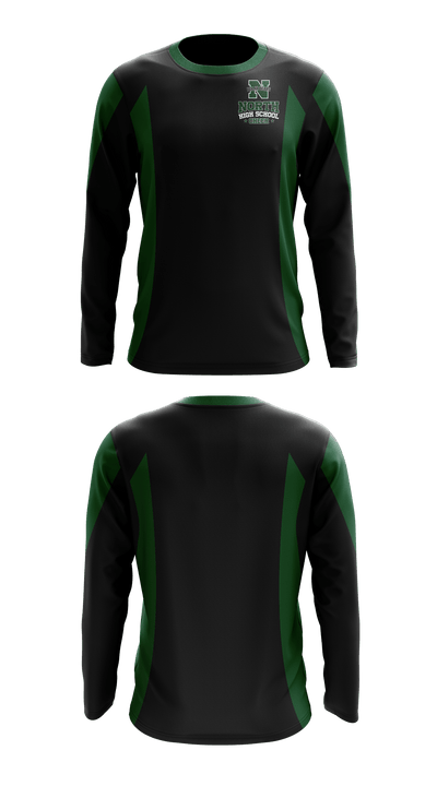 North High School Cheer 76587245 Long Sleeve Performance Shirt - 1