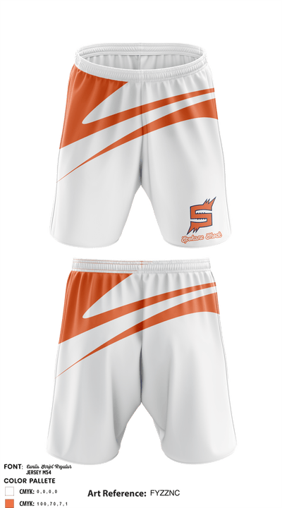Spokane Shock 29543289 Athletic Shorts With Pockets - 1