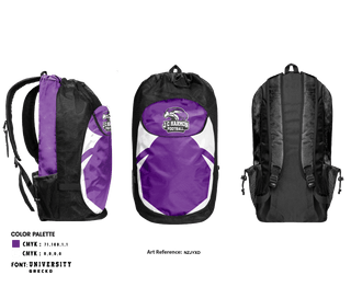 Gear Bag, J C Harmon High School Football, Football, Teamtime, Team time, sublimation, custom sports apparel, team uniforms, spirit wear, spiritwear, sports uniforms, custom shirts, team store, custom team store, fundraiser sports, apparel fundraiser