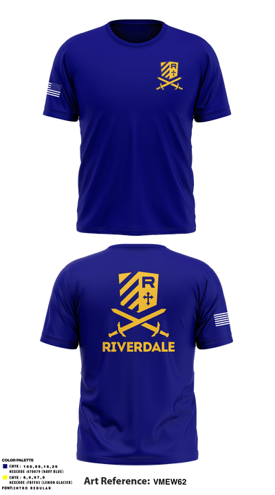Riverdale Baptist High School 8850685 Short Sleeve Performance Shirt - 1