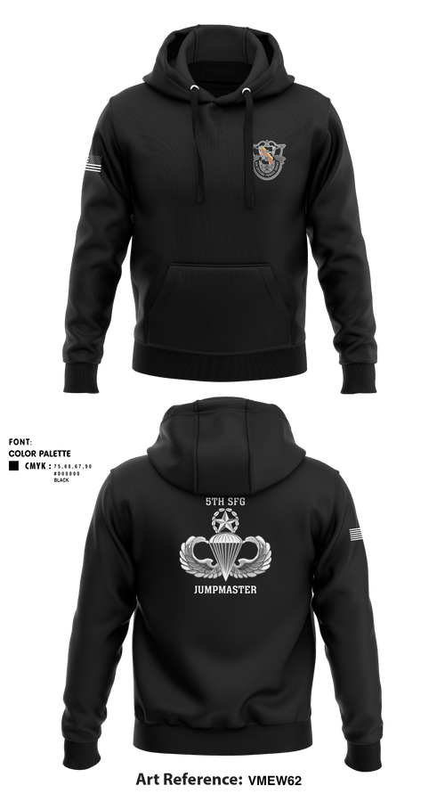 Hoodie, 5th Special Forces Group, , Teamtime, Team time, sublimation, custom sports apparel, team uniforms, spirit wear, spiritwear, sports uniforms, custom shirts, team store, custom team store, fundraiser sports, apparel fundraiser