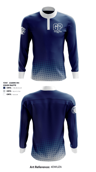 Quarter Zip Jacket, Glacier Peak High School Diving, School Spirit Store, Teamtime, Team time, sublimation, custom sports apparel, team uniforms, spirit wear, spiritwear, sports uniforms, custom shirts, team store, custom team store, fundraiser sports, apparel fundraiser