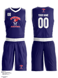 Warrington Warwick Boys Basketball Association 30349443 Basketball Uniform - 1