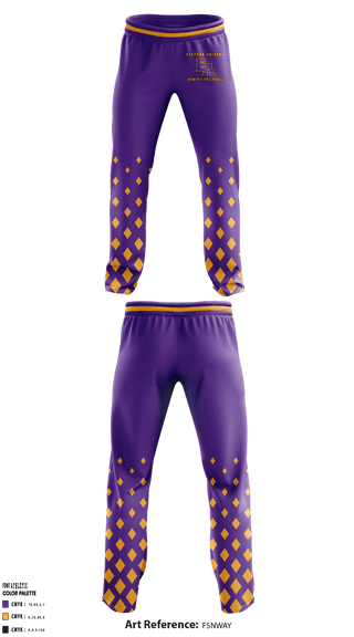 Sweatpants, Eastern Arizona College Women's Volleyball, Women's Volleyball, Teamtime, Team time, sublimation, custom sports apparel, team uniforms, spirit wear, spiritwear, sports uniforms, custom shirts, team store, custom team store, fundraiser sports, apparel fundraiser