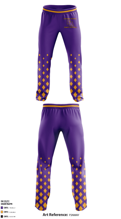 Eastern Arizona College Women's Volleyball 20174234 Sweatpants - 1
