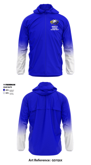 Windbreaker, Dueitt Middle School Cross Country, Cross Country, Teamtime, Team time, sublimation, custom sports apparel, team uniforms, spirit wear, spiritwear, sports uniforms, custom shirts, team store, custom team store, fundraiser sports, apparel fundraiser