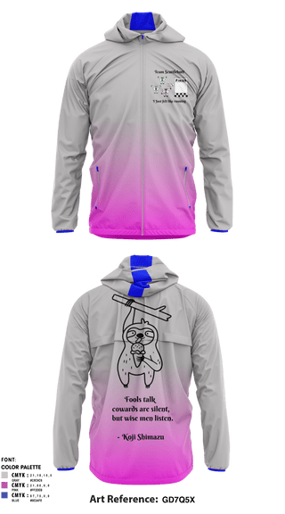 Windbreaker, Team Scuttlebutt, Cross Country, Teamtime, Team time, sublimation, custom sports apparel, team uniforms, spirit wear, spiritwear, sports uniforms, custom shirts, team store, custom team store, fundraiser sports, apparel fundraiser