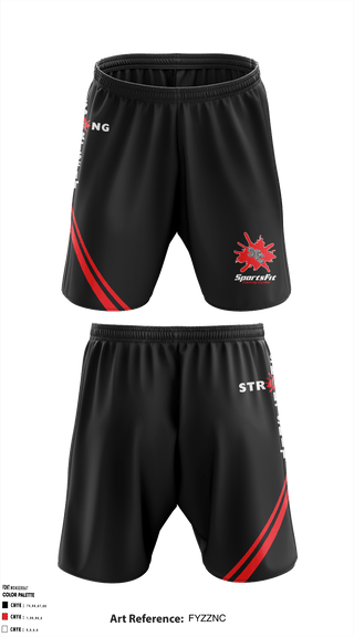 Athletic Shorts With Pockets, SportsFit Training Center, Business, Teamtime, Team time, sublimation, custom sports apparel, team uniforms, spirit wear, spiritwear, sports uniforms, custom shirts, team store, custom team store, fundraiser sports, apparel fundraiser