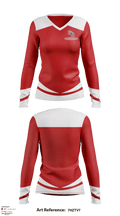 Bridgewater-Raynham Regional High School Hockey 84238221 Women's Long Sleeve V-neck Shirt - 2