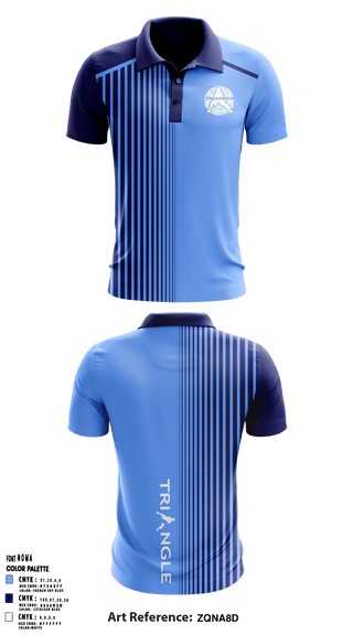 Short Sleeve Performance Polo, Triangle Volleyball Club, Women's Volleyball, Teamtime, Team time, sublimation, custom sports apparel, team uniforms, spirit wear, spiritwear, sports uniforms, custom shirts, team store, custom team store, fundraiser sports, apparel fundraiser