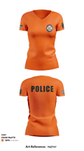Bay Minette Police Department 41328135 Women's Short Sleeve V-neck Shirt - 7