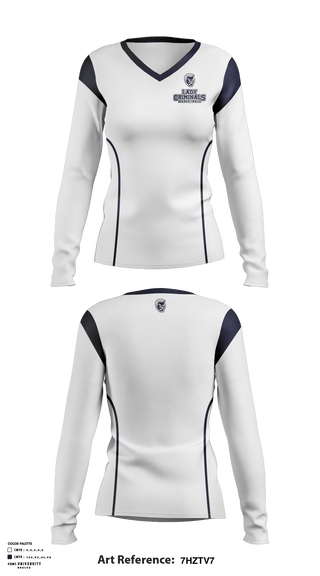 Women's Long Sleeve Vneck Shirt, Yuma High School Basketball, Men's Basketball, Teamtime, Team time, sublimation, custom sports apparel, team uniforms, spirit wear, spiritwear, sports uniforms, custom shirts, team store, custom team store, fundraiser sports, apparel fundraiser