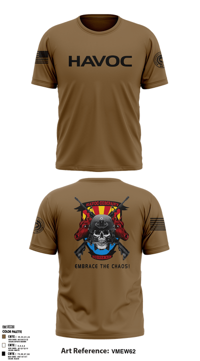 Havoc Company 75384829 Short Sleeve Performance Shirt - 8