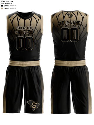 Basketball Uniform, Socastee High School Basketball, Men's Basketball, Teamtime, Team time, sublimation, custom sports apparel, team uniforms, spirit wear, spiritwear, sports uniforms, custom shirts, team store, custom team store, fundraiser sports, apparel fundraiser