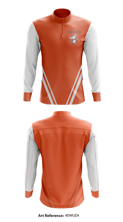 Eastside High School 2637953 Quarter Zip Jacket - 6