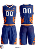 Virginia State Trojans 14558954 Basketball Uniform - 1