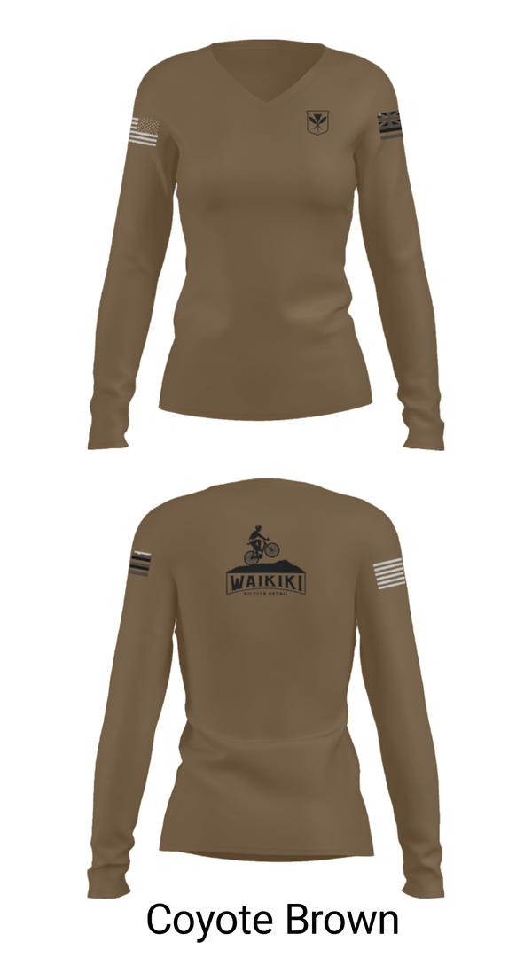 Women's Long Sleeve Vneck Shirt, , Police, Teamtime, Team time, sublimation, custom sports apparel, team uniforms, spirit wear, spiritwear, sports uniforms, custom shirts, team store, custom team store, fundraiser sports, apparel fundraiser