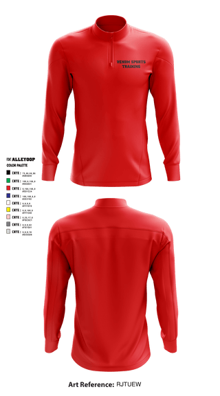 Quarter Zip Jacket, Venom Sports Training, Men's Basketball, Teamtime, Team time, sublimation, custom sports apparel, team uniforms, spirit wear, spiritwear, sports uniforms, custom shirts, team store, custom team store, fundraiser sports, apparel fundraiser