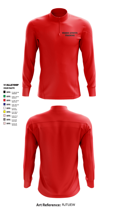 Venom Sports Training 59845358 Quarter Zip Jacket - 3