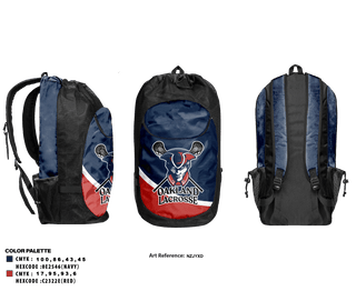Gear Bag, Oakland Lacrosse, , Teamtime, Team time, sublimation, custom sports apparel, team uniforms, spirit wear, spiritwear, sports uniforms, custom shirts, team store, custom team store, fundraiser sports, apparel fundraiser