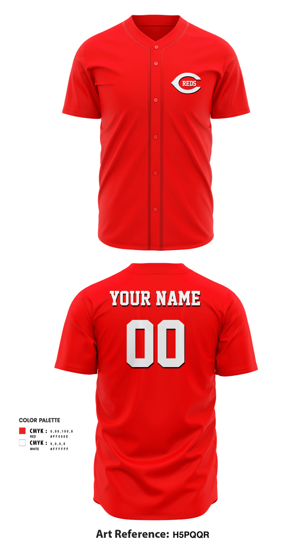 Full Button Baseball Jersey, Chesapeake Reds, Baseball, Teamtime, Team time, sublimation, custom sports apparel, team uniforms, spirit wear, spiritwear, sports uniforms, custom shirts, team store, custom team store, fundraiser sports, apparel fundraiser