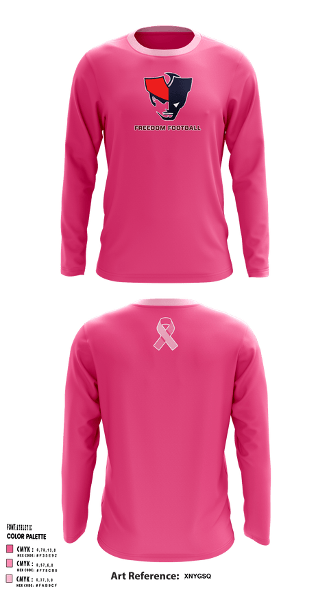 Long Sleeve Performance Shirt, Freedom High School Football, Football, Teamtime, Team time, sublimation, custom sports apparel, team uniforms, spirit wear, spiritwear, sports uniforms, custom shirts, team store, custom team store, fundraiser sports, apparel fundraiser