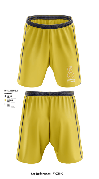Athletic Shorts With Pockets, Electrics, Baseball, Teamtime, Team time, sublimation, custom sports apparel, team uniforms, spirit wear, spiritwear, sports uniforms, custom shirts, team store, custom team store, fundraiser sports, apparel fundraiser