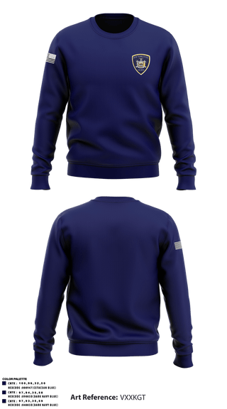 Crew Neck Sweatshirt, , Police, Teamtime, Team time, sublimation, custom sports apparel, team uniforms, spirit wear, spiritwear, sports uniforms, custom shirts, team store, custom team store, fundraiser sports, apparel fundraiser