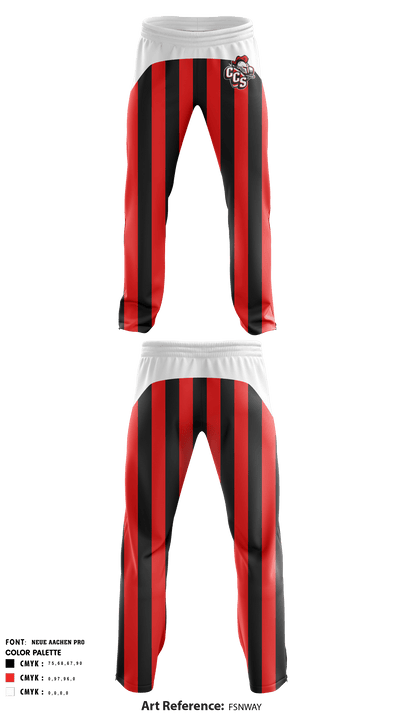 Cornerstone Christian School Soccer 35356214 Sweatpants - 1