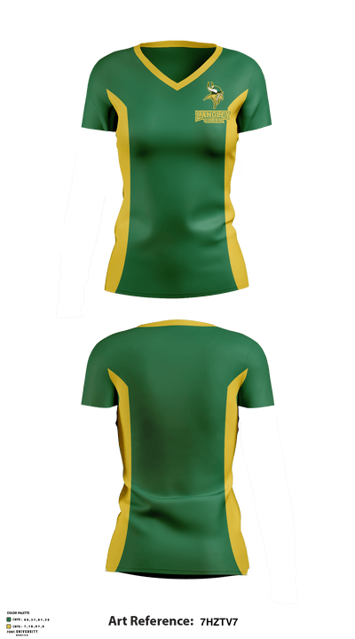 Langley High School Cheer 53056904 Short Sleeve Performance Shirt - 1