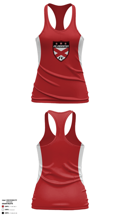 Alabama FC 6060927 Women's Racerback Tank - 1