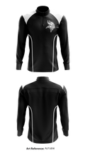 Blacklick Valley Senior High School Basketball 27489376 Quarter Zip Jacket - 1