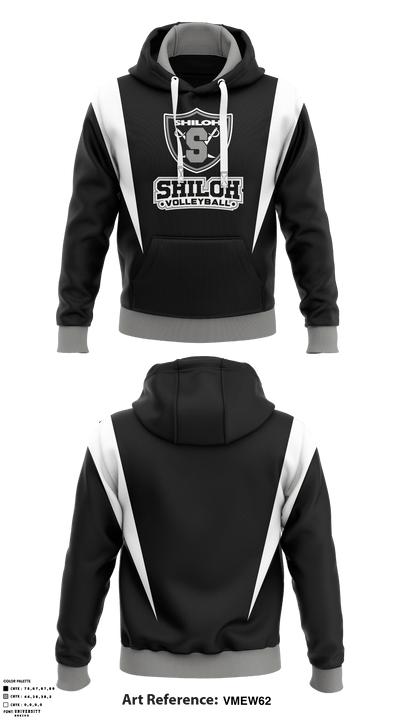 Shiloh High School Volleyball 94151360 Hoodie - 1