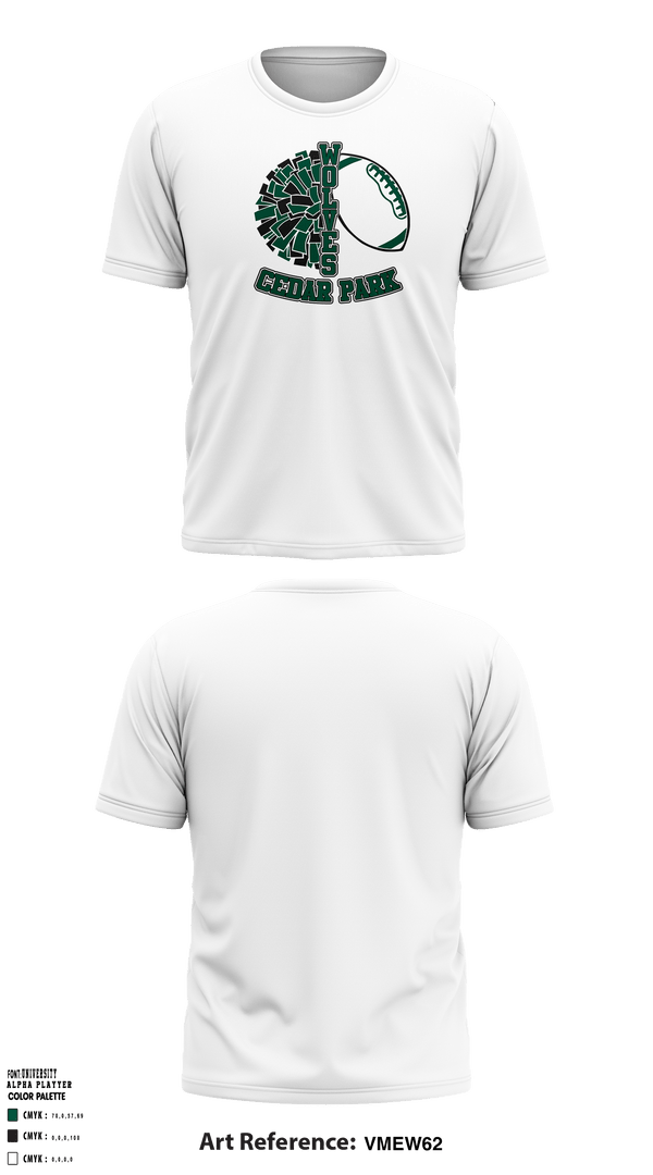 Short Sleeve Performance Shirt, Cedar Park Timberwolves, Football, Teamtime, Team time, sublimation, custom sports apparel, team uniforms, spirit wear, spiritwear, sports uniforms, custom shirts, team store, custom team store, fundraiser sports, apparel fundraiser