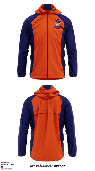 Windbreaker, Orange Coast College Cheer, , Teamtime, Team time, sublimation, custom sports apparel, team uniforms, spirit wear, spiritwear, sports uniforms, custom shirts, team store, custom team store, fundraiser sports, apparel fundraiser