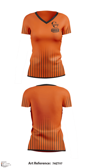 Women's Short Sleeve Vneck Shirt, Churchville-Chili Senior High School Golf, Golf, Teamtime, Team time, sublimation, custom sports apparel, team uniforms, spirit wear, spiritwear, sports uniforms, custom shirts, team store, custom team store, fundraiser sports, apparel fundraiser