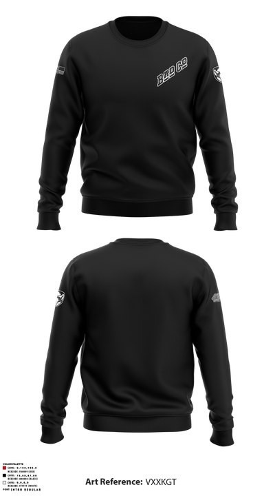 3BEB, Bad Co 50858334 Crew Neck Sweatshirt - 2