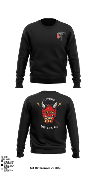 Crew Neck Sweatshirt, 112th CRD, , Teamtime, Team time, sublimation, custom sports apparel, team uniforms, spirit wear, spiritwear, sports uniforms, custom shirts, team store, custom team store, fundraiser sports, apparel fundraiser