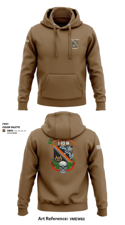 B CO 1-69th IN 22513555 Hoodie - 6