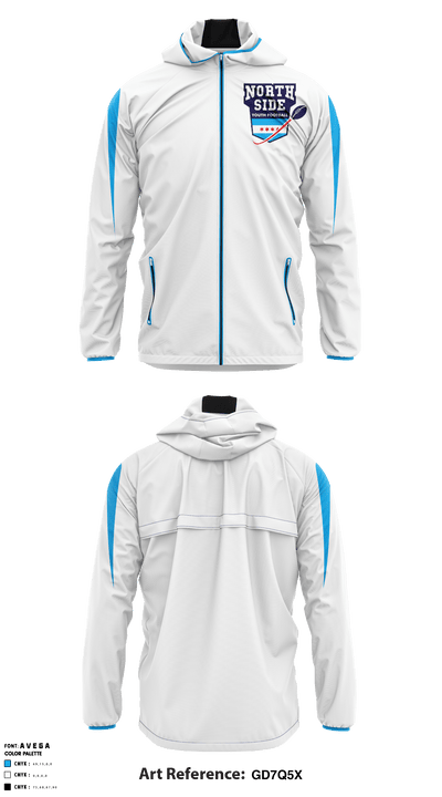 Northside Youth Football 90643687 Windbreaker - 1