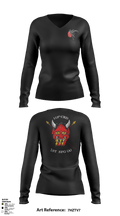 112th CRD 42779260 Women's Long Sleeve V-neck Shirt - 6