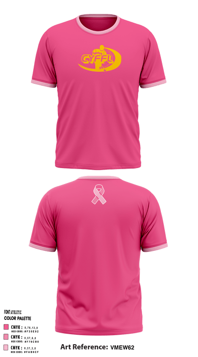 CYFFL Flag Football 14928130 Short Sleeve Performance Shirt - 1