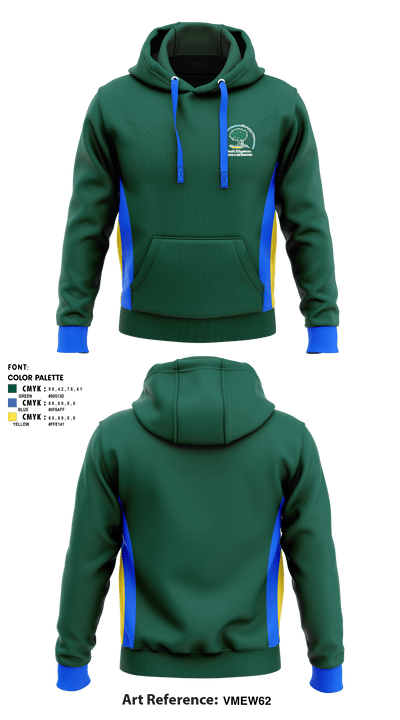 South Kingstown Parks & Recreation 83401410 Hoodie - 1