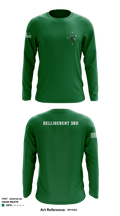 1st battalion 7th marines baker conpany 20110523 Long Sleeve Performance Shirt - 1