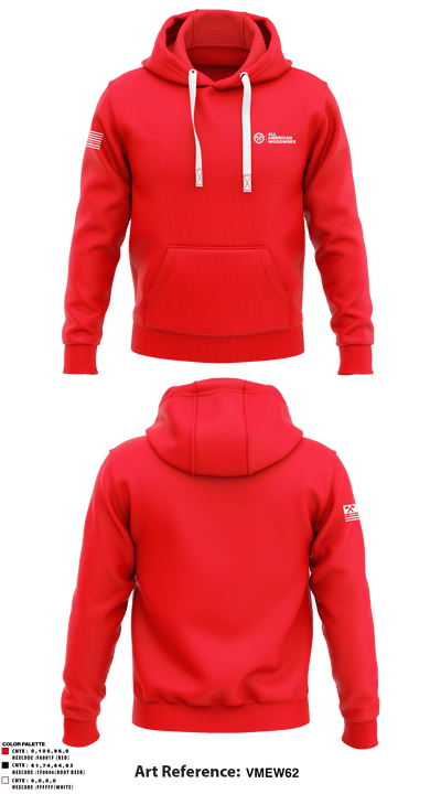 All American WoodWerx 51149733 Hoodie - 1